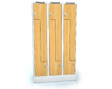 Cloakroom locker Z-shaped doors ALDERA 1920 x 1050 x 500